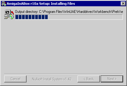 Watch the AIAB installer