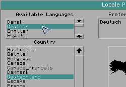 Select your country and language